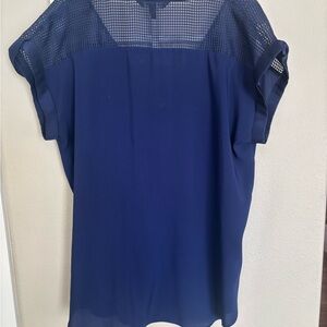 Chic Navy Blue Blouse